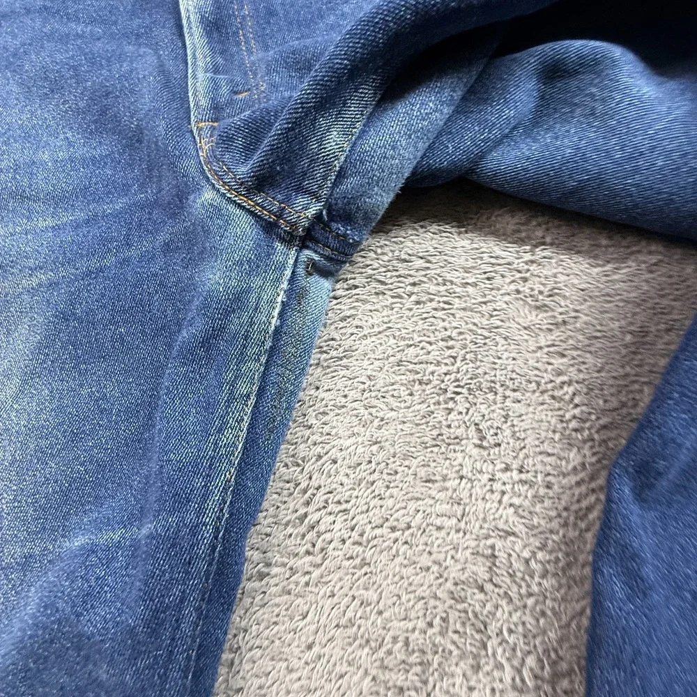 Vintage 80's Levis Levi's Orange Tab 505 Straight Leg USA Denim Jeans 33x28.75
